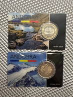 ANDORRE - ANDORRA 2014 1€ Et 2€ Communes En BU Coincards - Andorre