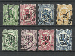 FINLAND FINNLAND 1919-1921 Michel 103 - 110 O - Used Stamps