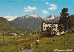 Austria Weitmoserschlossl Bad Hofgastein- Postcard Post Card - Weltformat Badgastein Slogan - Bad Hofgastein