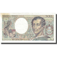 France, 200 Francs, Montesquieu, 1990, TB, Fayette:70.10a, KM:155d - 200 F 1981-1994 ''Montesquieu''