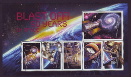 ⭕2007 - Australia 50 Years In Space 'Blast Off' - Souvenir Miniature Sheet Stamps MNH⭕ - Blocchi & Foglietti