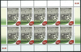 ⭕2008 - Australian 150 Years Of FOOTBALL - 10*50c Sheet Stamps MNH⭕ - Blocchi & Foglietti