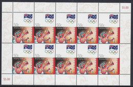 ⭕2008 - Australian Beijing Olympic Games - 10*50c Sheet Stamps MNH⭕ - Blocchi & Foglietti