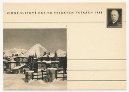 TCHECOSLOVAQUIE - Carte Postale (entier Postal) - TATRACH 1948 - Postkaarten