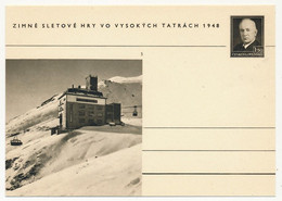 TCHECOSLOVAQUIE - Carte Postale (entier Postal) - TATRACH 1948 - Cartoline Postali