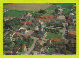 51 BAZANCOURT Vue Aérienne Du Centre Ville Eglise Et Mairie écrite - Bazancourt