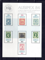 1984 - Australia AUSIPEX 84 Philatelic Exhibition - Souvenir Sheet Stamps MNH - Blocchi & Foglietti