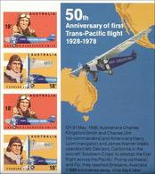 ⭕1978 - Australia AVIATORS - Souvenir Miniature Sheet MNH⭕ - Blocchi & Foglietti