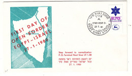 Israël - Lettre De 1980 - Oblit Neot Sinai Station - Ouverture Du Terminal Neat Sinai - - Lettres & Documents