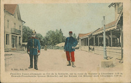 11352 - VOSGES  - Frontière Franco Allemande Au Col De LA SCHLUCHT - Douane