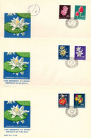 Romania 1972 FDC, Flowers, UNESCO - Storia Postale