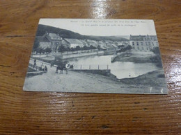 Carte Postale Nismes La Grand'rue Et La Jonction Des Deux Bras De L'eau Noire - Viroinval