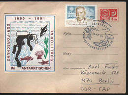 PAP URSS  1991 Sur Enveloppe 1969  Explorateur 1903 1970 - Esploratori E Celebrità Polari