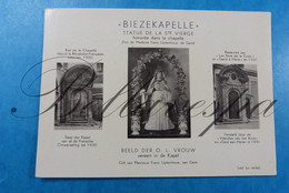Biezekapelle Gent. St Bavo Beeld O.L.V. Gift Mevr. Franz Uytenhove - Gent