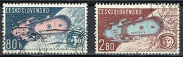 AST 197 - TCHECOSLOVAQUIE PA 59/60 Obl. - Airmail