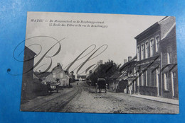 Watou Poperinge Meisjesschool En Rousbrugge-straat-1907 - Poperinge