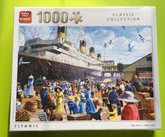 Puzzle 1000 Pièces 68x49 Cm "L' Embarquement Du Titanic" Sous Emballage - Puzzles