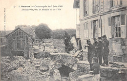 Mamers      72       Catastrophe  Juin 1904: Moulin De La Ville  Décombres     N° 5   (voir Scan) - Mamers