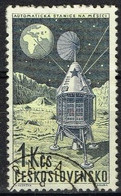 AST 197 - TCHECOSLOVAQUIE N° 1212 Obl. Cosmos - Airmail