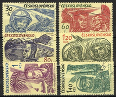 AST 198 - TCHECOSLOVAQUIE N° 1331/36 Obl. Cosmos - Airmail