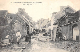 Mamers      72       Catastrophe  Juin 1904: Dégâts  Rue Cinq Ans     N° 8   (voir Scan) - Mamers