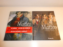 LOT EO MATTEO TOME 1 + TOME 6 BULLE/ TTBE - Paquete De Libros