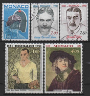 Monaco - 1981  - Anniversaires   - N° 1290 à 1296  -  Oblitérés - Used - Gebraucht