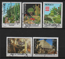 Monaco - 1983  - Jardin Exotique   - N° 1360 à 1366  -  Oblitérés - Used - Oblitérés