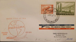 A) 1960, ARGENTINA, PANAGRA, FIRST JET FLIGHT, FROM BUENOS AIRES TO THE UNITED STATES, PAN AMERICAN HIGHWAY, HUMAHUACA C - Lettres & Documents