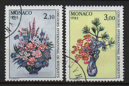 Monaco - 1984  - Concours De Bouquets  - N° 1448/1449  -  Oblitérés - Used - Gebraucht