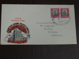 South Africa 1950 Johannesburg Philatelic Exhibition Souvenir Cover VF - FDC