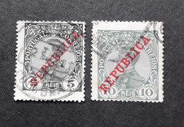 1910, Manuel, Yv 169 & 170 - Oblitérés