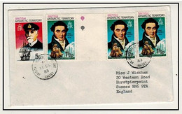 BRITISH ANTARCTIC TERRITORY - 1983 Cover To UK Used At HALLEY. Addressed To UK Bearing 1 1/2d (x3)  (**) - Storia Postale