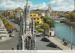 Ireland - Cork City - South Mall And Holy Trinity Church - Street View - Cars - Oldtimer - Cork