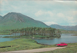 Ireland - Connemara - Derryclare Lough - Nice Landscape - Lake - Street View With Car - Nice Stamp - Galway