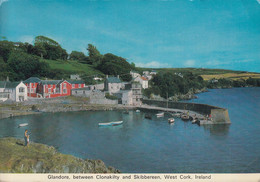 Ireland - Glandore - West Cork - Harbour - Fishing Village - 4x Nice Stamps - Cork