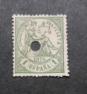 1874, Yv 148, 1pta Teleg. - Usados