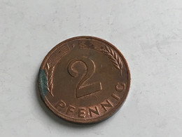 Münze Münzen Umlaufmünze Deutschland 2 Pfennig 1979 Münzzeichen F - 2 Pfennig