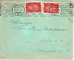 56537 - Deutsches Reich - 1923 - 2@100.000M Ziffer A Bf BERLIN -> Schweiz - Cartas & Documentos