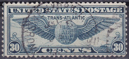 Etats-Unis (Poste Aérienne) YT 25 Mi 450 Sn C24 Année 1939 (Used °) Globe - 1a. 1918-1940 Oblitérés