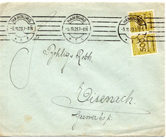 56552 - Deutsches Reich - 1923 - 2@500.000M A Bf HAMBURG -> Eisenach - Storia Postale
