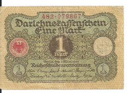 ALLEMAGNE 1 MARK 1920 VF+ P 58 - 1 Mark