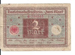 ALLEMAGNE 2 MARK 1920 VF P 60 - 2 Mark