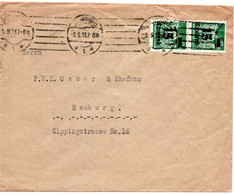 56558 - Deutsches Reich - 1923 - 2@15.000/40M A OrtsBf HAMBURG - Covers & Documents