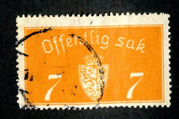 21 Norway 1933 Scott O-11 Litho 35mm  (Offers Welcome!) - Service