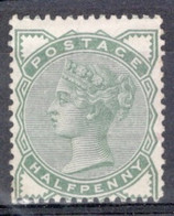 Great Britain 1880  Queen Victoria ½d Deep Green In Mounted Mint - Ongebruikt