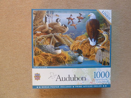 MAESTER PIECES PUZZLE (1000 P) - AUDUBON - LA VIE AU LAC / LAKE LIFE - Puzzle Games