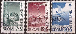 FINLANDIA - Fx. 1209 - Yv. 379/81 - Aves - Antituberculosis - 1951 - Ø - Used Stamps