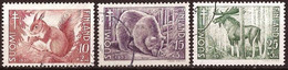 FINLANDIA - Fx. 1212 - Yv. 401/3 - Fauna - Antituberculosis - 1953 - Ø - Used Stamps