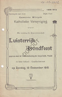 Wilrijk - Luisterrijk Avondfeest - 1912 (V2158) - Programme